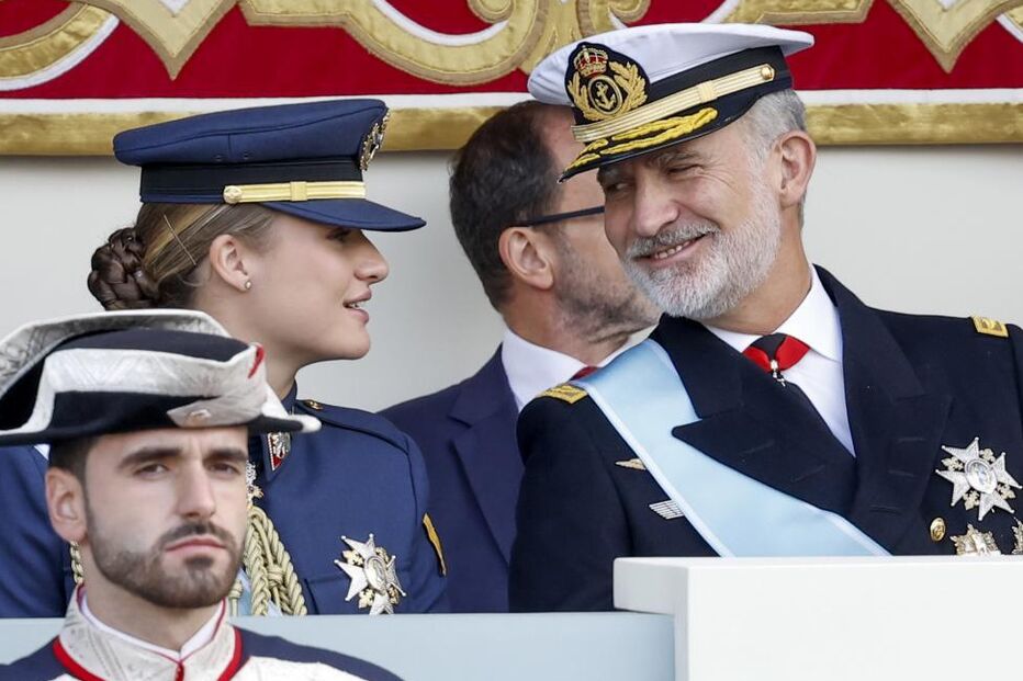 Rei Felipe VI e Princesa Leonor no Dia da Hispanidade em Espanha