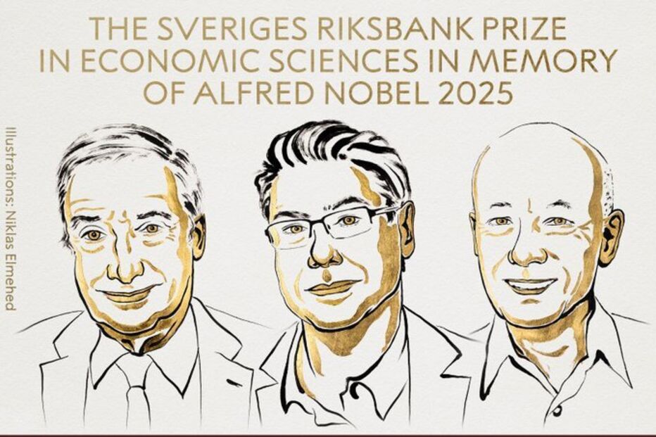 Prémio Nobel da Economia atribuído a Joel Mokyr, Philippe Aghion e Peter Howitt