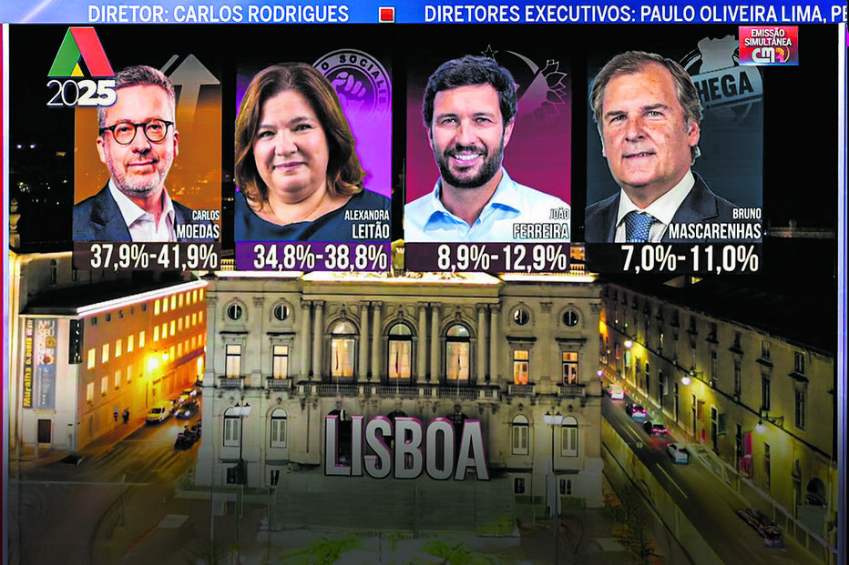 Emissão da CMTV contou com vários pivôs, dezenas de jornalistas em direto e vários comentadores 