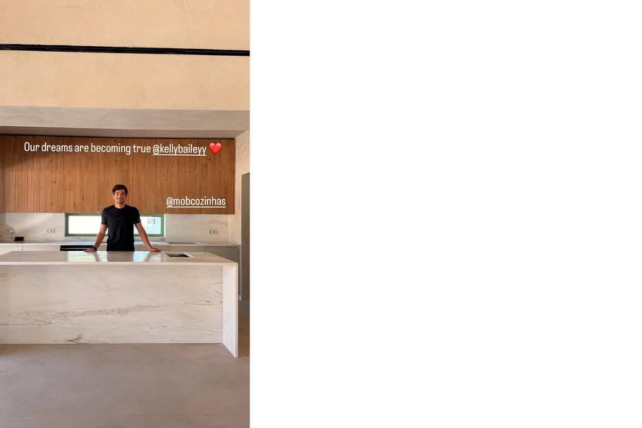 Lourenço Ortigão e Kelly Bailey mostram a construção da sua nova moradia de luxo