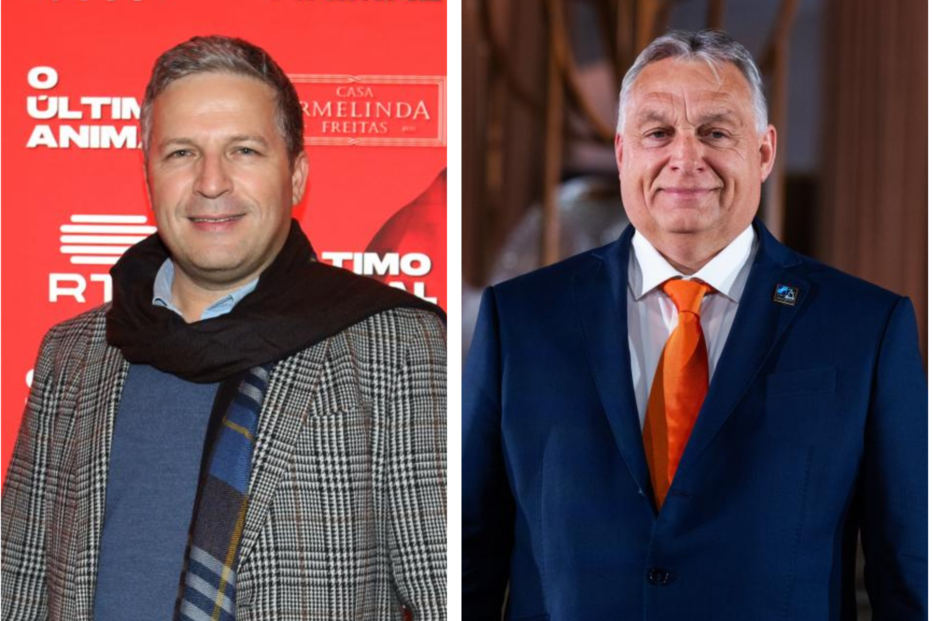 Marco Galinha e Viktor Orbán juntos no jogo Portugal-Hungria, seguido de jantar em Lisboa