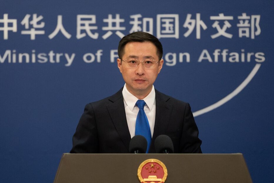 Porta-voz da diplomacia chinesa Lin Jian