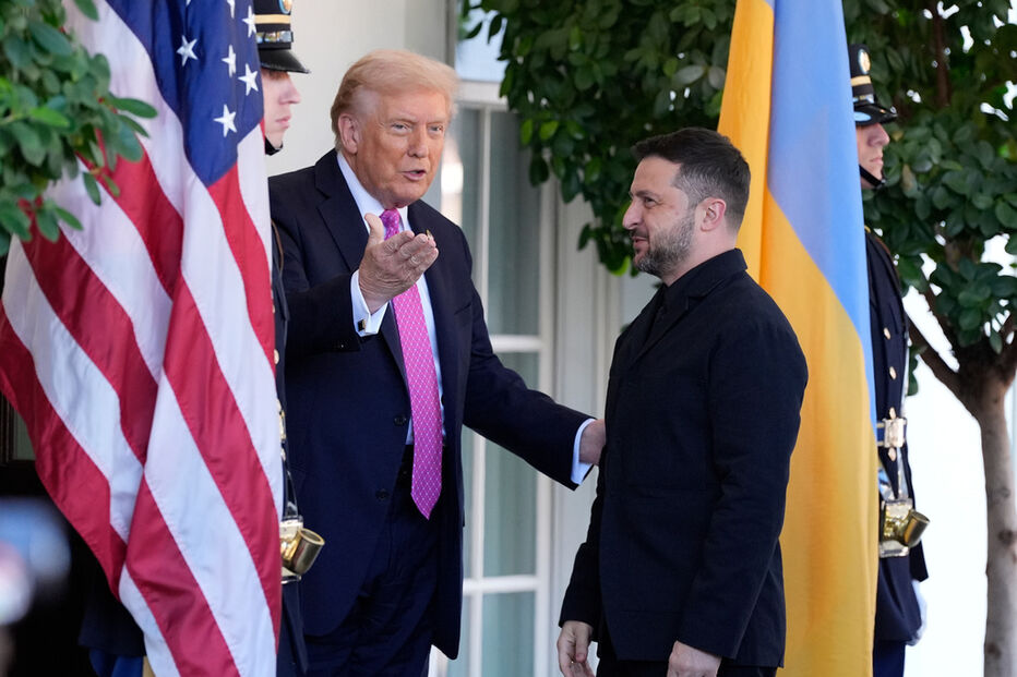 Trump reúne-se com Zelensky na Casa Branca para discutir o fim da guerra na Ucrânia
