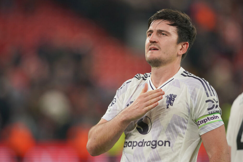 Harry Maguire garantiu a vitória do Manchester United em Anfield Road