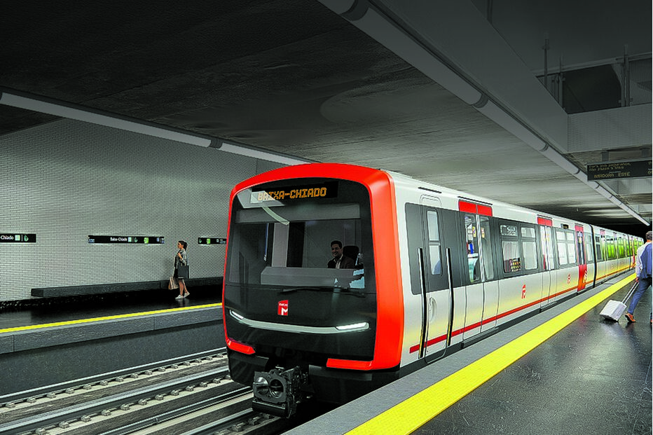 Novas carruagens do Metro de Lisboa