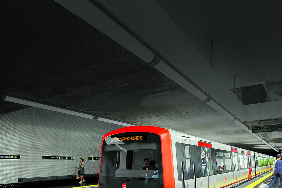 Novas carruagens do Metro de Lisboa