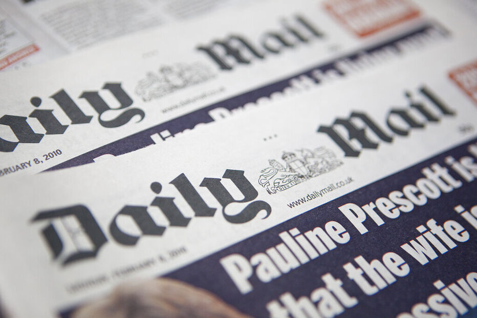 Daily Mail noticia Pauline Prescott em 2010