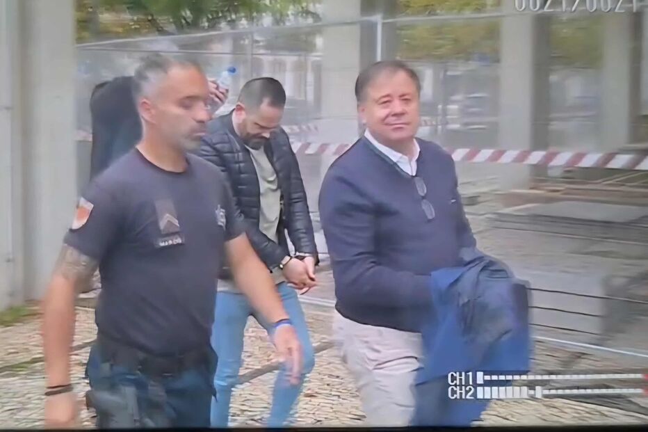 Fernando Emídio à chegada ao Tribunal de Penafiel