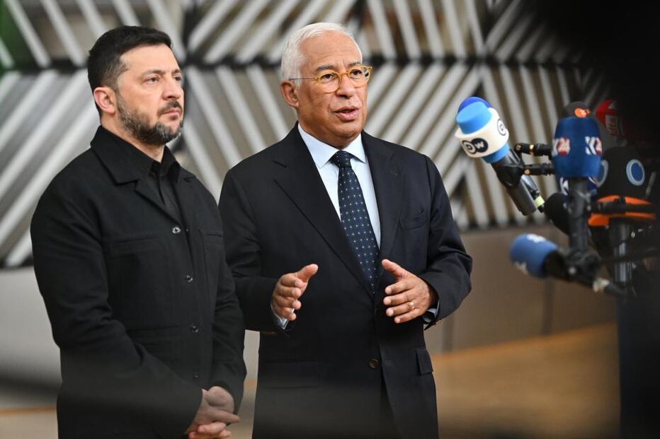 Zelesnky e António Costa