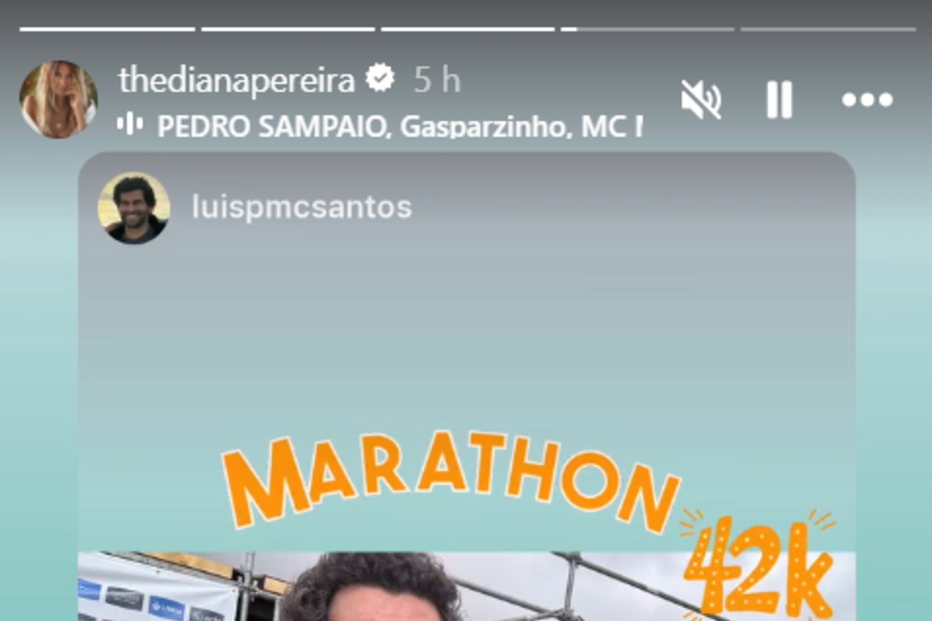 Diana Pereira e Luís Santos completam maratona em Lisboa