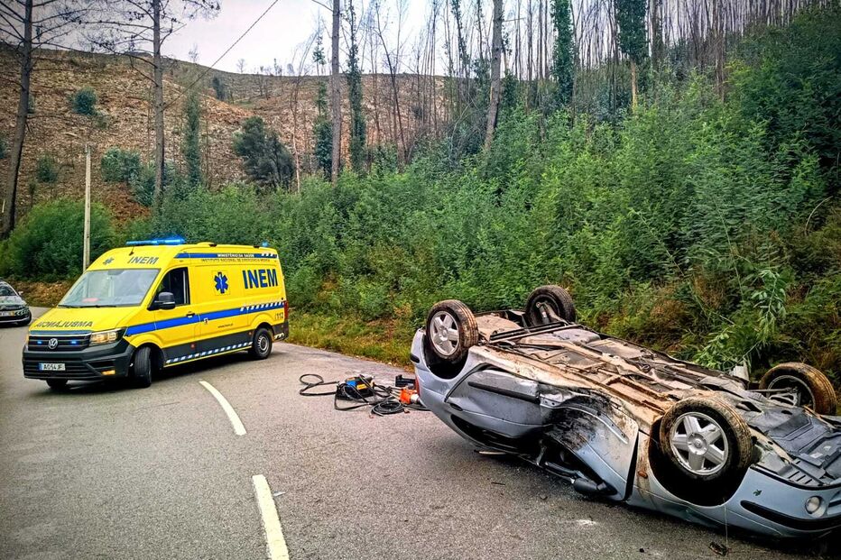 Idoso morre em despiste de carro em Sever do Vouga