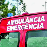 Ambulância foi mobilizada para o despiste