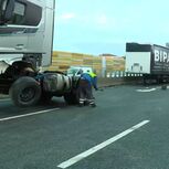 Motorista de camião sofreu ferimentos ligeiros