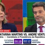 André Ventura e Catarina Martins defrontam-se em debate presidencial
