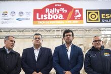 Apresentação do CPKA Rally de Lisboa com dirigentes e patrocinadores
