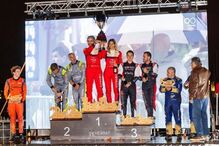 Equipas celebram pódio no Rally de Lisboa com troféu e champanhe