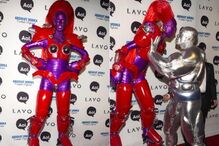 Heidi Klum surpreende numa festa de Halloween com um disfarce elaborado de Medusa