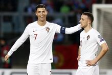Cristiano Ronaldo e Diogo Jota