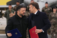 Zelensky e Macron reunem-se em Paris para firmar acordos de Defesa