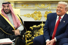 Cristiano Ronaldo recebido na Casa Branca por Donald Trump