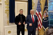 A primeira fotografia de Cristiano Ronaldo e Donald Trump lado a lado na Casa Branca