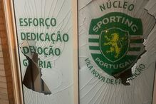 Núcleo do Sporting de Vila Nova de Famalicão vandalizado durante jogo de futsal