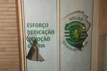 Núcleo do Sporting de Vila Nova de Famalicão vandalizado durante jogo de futsal
