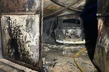 Incêndio em garagem na Maia