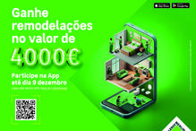 Ganhe 4000€ em remodelações com a app da LEROY MERLIN até 9 de dezembro