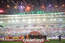 Jogadores festejam a vitória do Mundial de Sub-17 