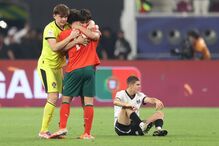 Jogadores festejam a vitória do Mundial de Sub-17 