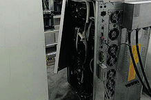 Fogo começou numa unidade de alimentação elétrica