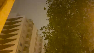 Trovoada e chuva intensa registada por moradores durante a madrugada