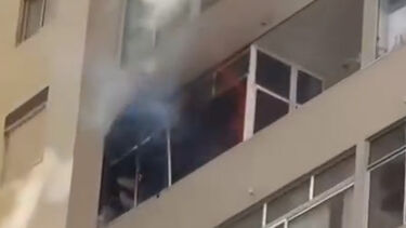 Incêndio em apartamento deixa morador desalojado