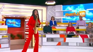 Diana Catarino tocou saxofone em direto do ‘Manhã CM’