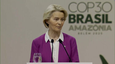 “Estamos aqui para reforçar os nossos compromissos”: Von der Leyen diz que Europa tudo fará para que COP30 seja um sucesso 