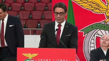 "Que orgulho imenso. Só mesmo o glorioso": Rui Costa discursa após ser reeleito presidente do Benfica