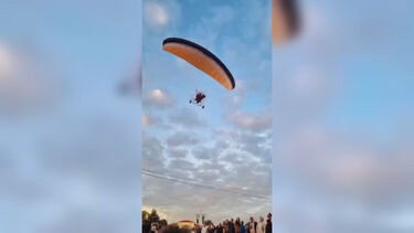 Praticante de asa delta embate em linhas de média tensão em Carregal do Sal