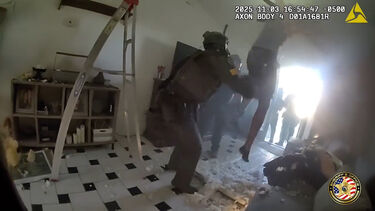 Ladrão tenta esconder-se em sótão e acaba por cair em cima de equipa da SWAT