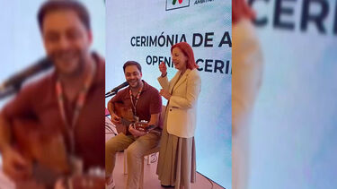 Ministra do Ambiente junta-se a António Zambujo para um dueto no Pavilhão de Portugal da COP30