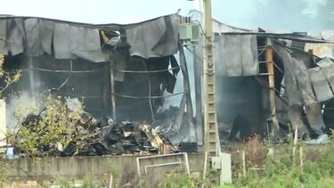 Incêndio destrói armazém de fruta em Alcobaça e ameaça emprego de dezenas de pessoas