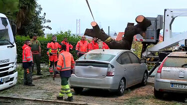 De norte a sul do País a depressão Cláudia não dá tréguas: As imagens do mau tempo em Portugal
