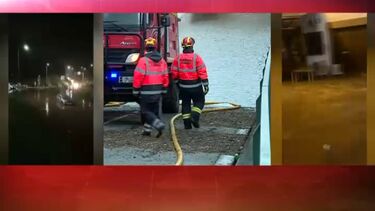 Túnel inundado em Esmoriz devido ao mau tempo. Bombeiros efetuam trabalhos de escoamento da via 