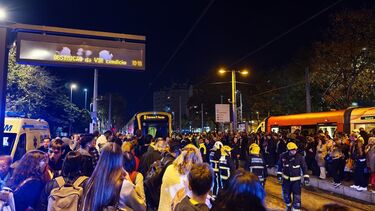 Mulher colhida por metro em Matosinhos