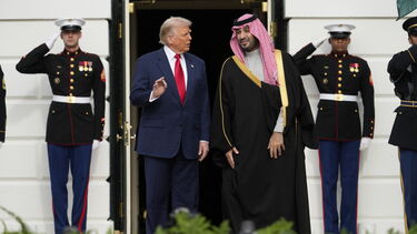Trump recebe príncipe saudita na Casa Branca 