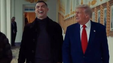 Cristiano Ronaldo e Donald Trump às gargalhadas: Casa Branca revela imagens do encontro