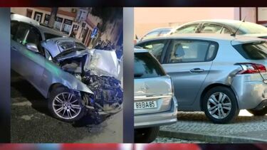 Vários carros danificados em Setúbal após embate com carrinha