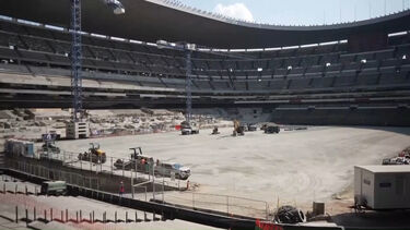 Estádio Azteca passa por obras de renovação para o Mundial de 2026 