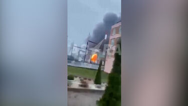 Drones ucranianos atingem central elétrica na região de Moscovo e provocam incêndio