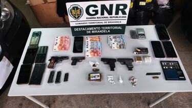 Cinco detidos em Mirandela por tráfico de droga